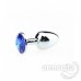 Mor Taşlı Metal Anal Plug Large 9,5X4,5